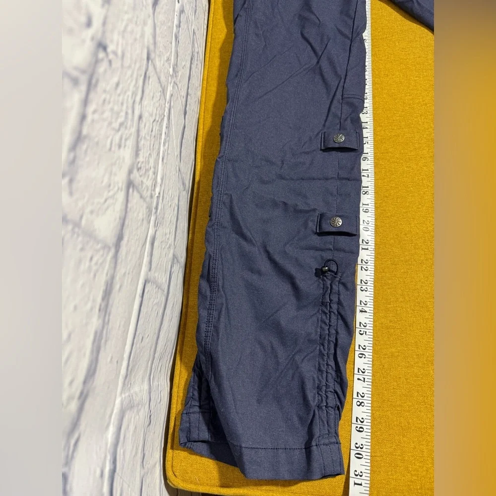 Athleta Shasta Convertible Hiking Pants, Dark Blue, Size 6 - Picture 6 of 8